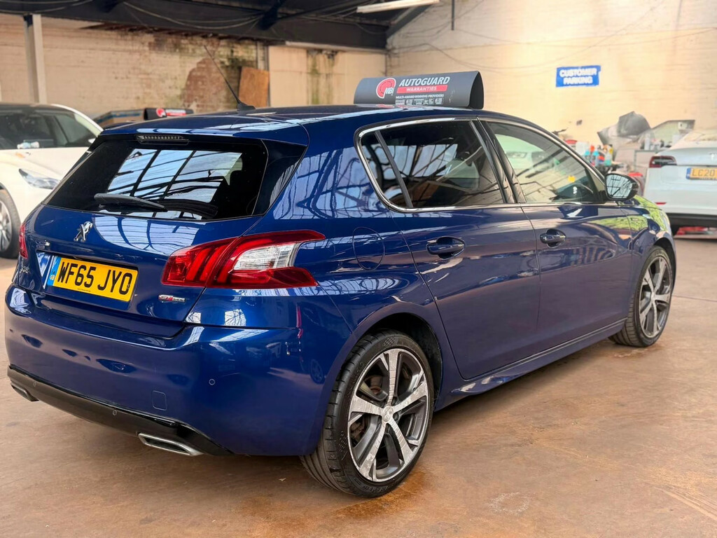 Peugeot 308 1.2 Puretech 130 Gt Line Eat6 Hatchback Blue #5