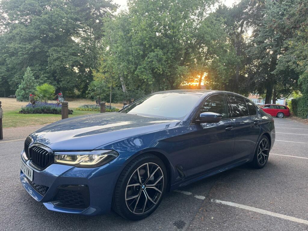 BMW 5 Series M Sport Blue #4