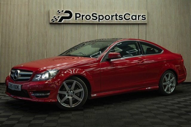 Mercedes-Benz C Class 2.1 C250 Cdi Amg Sport Edition Coupe G- Red