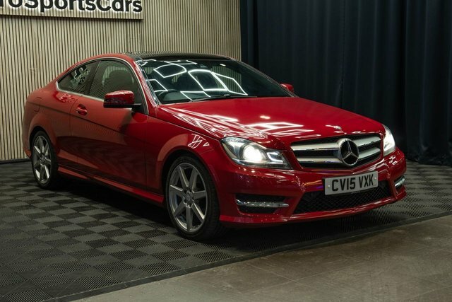 Mercedes-Benz C Class 2.1 C250 Cdi Amg Sport Edition Coupe G- Red #5