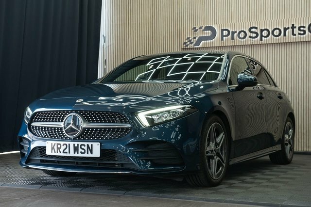 Mercedes-Benz A Class 2.0 A200d Amg Line Hatchback 8G-dct Eur Blue #6