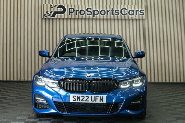 BMW 3 Series 2.0 320I M Sport Saloon Xdrive Eur SW22UFM Blue #3