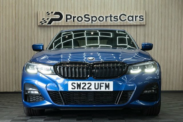 BMW 3 Series 2.0 320I M Sport Saloon Xdrive Eur SW22UFM Blue #2