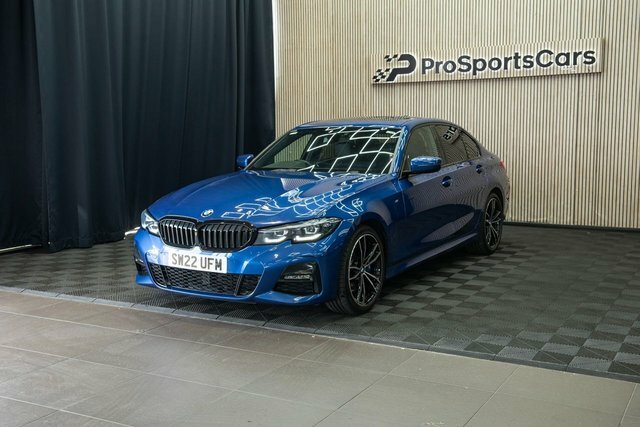 BMW 3 Series 2.0 320I M Sport Saloon Xdrive Eur SW22UFM Blue #5