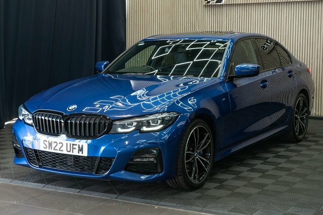 BMW 3 Series 2.0 320I M Sport Saloon Xdrive Eur SW22UFM Blue #4