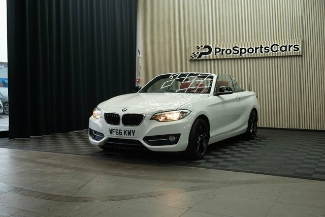 BMW 2 Series 2.0 218D Sport Convertible Euro White #4