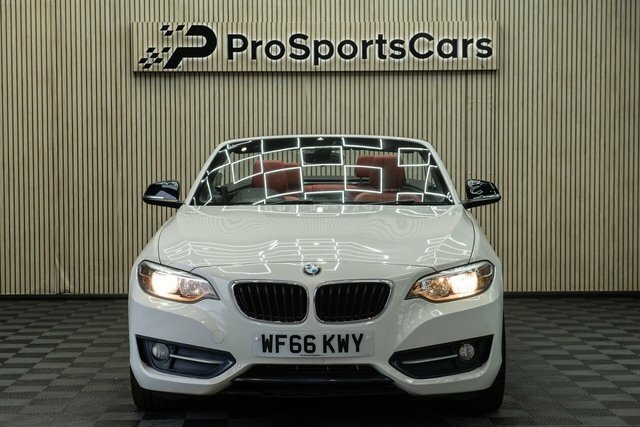 BMW 2 Series 2.0 218D Sport Convertible Euro White #2