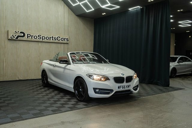 BMW 2 Series 2.0 218D Sport Convertible Euro White #5