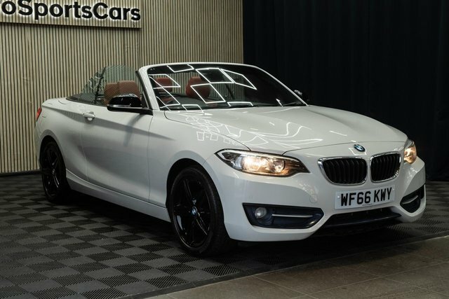 BMW 2 Series 2.0 218D Sport Convertible Euro White #6