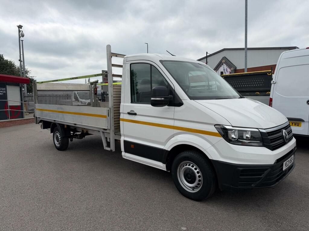 Volkswagen Crafter Dropside 2.0 Tdi Cr35 Bluemotion Tech Startline Fw YE21WSD White