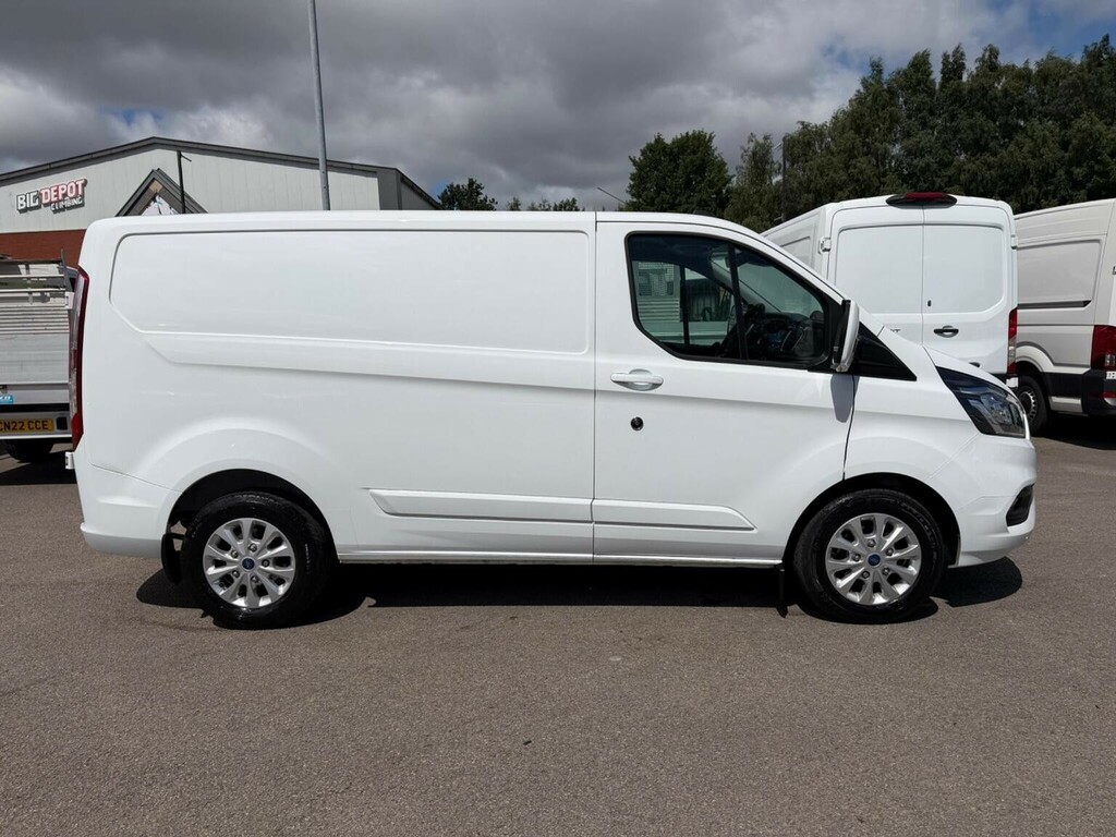 Ford Transit Custom Panel Van 2.0 300 Ecoblue Limited L1 H1 Euro 6 S YP23RZK White #4