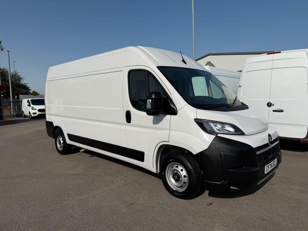 Vauxhall Movano 2.2 Cdti 3500 Biturbo Prime L3 H2 Euro 6 Ss White