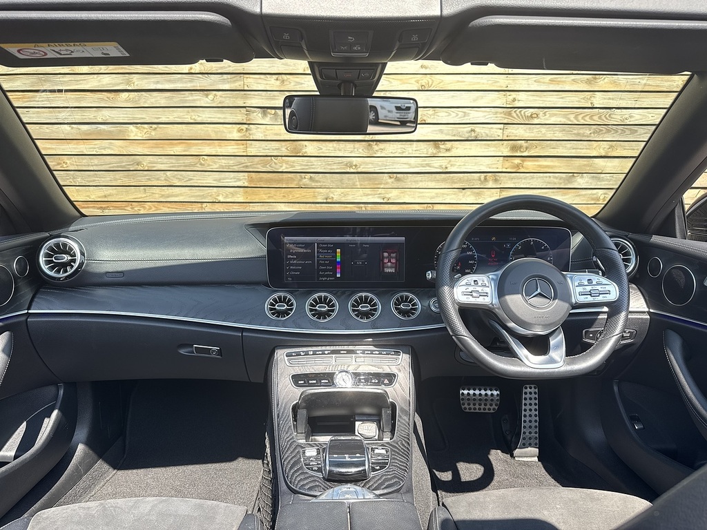 Mercedes-Benz E Class 201919 E220d Amg Line Cabriolet Ambient Lightin Black #4