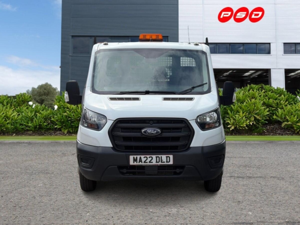 Ford Transit Custom 2.0 350 Ecoblue Leader Tipper White #2