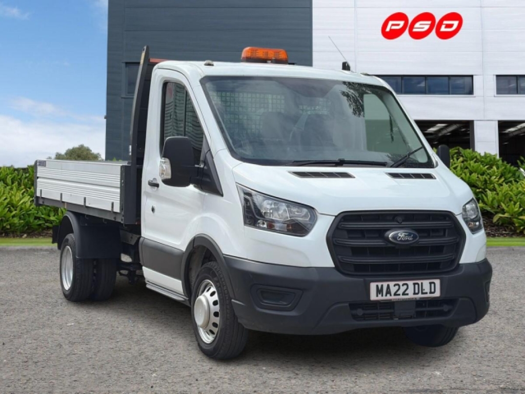 Ford Transit Custom 2.0 350 Ecoblue Leader Tipper White