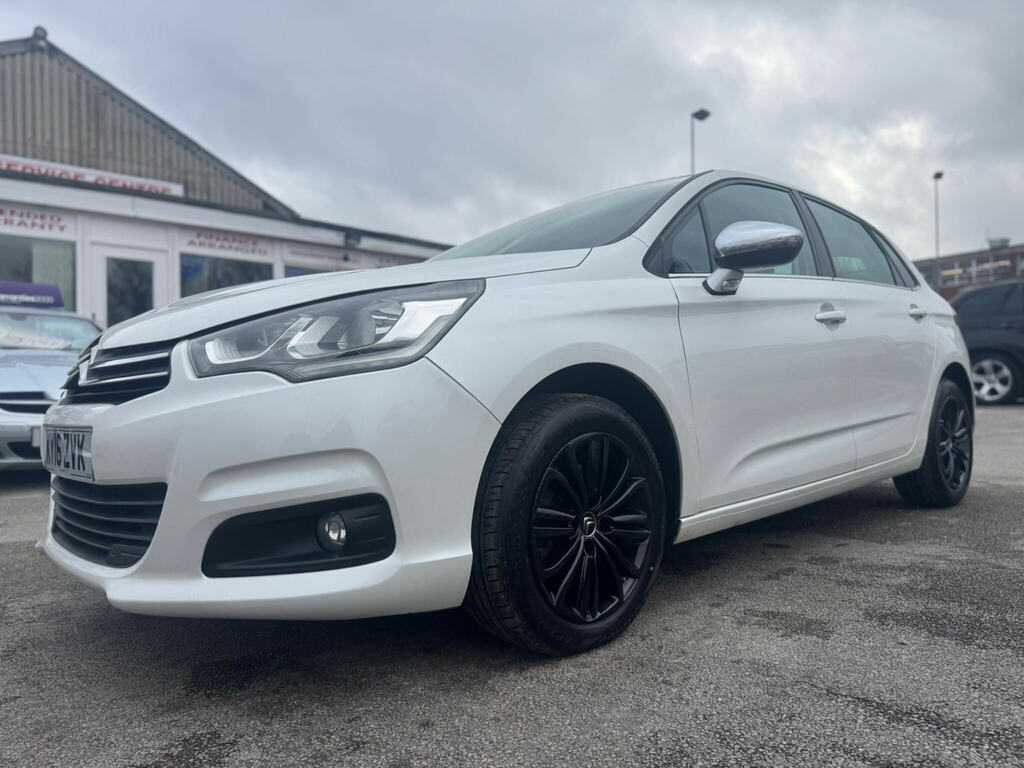 Citroen C4 1.6 Bluehdi Flair Eat6 Euro 6 Ss White
