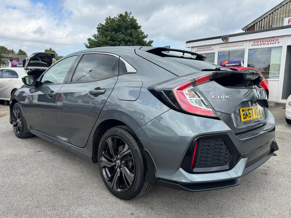 Honda Civic 1.0 Vtec Turbo Ex Euro 6 Ss BK67VGM Grey #5