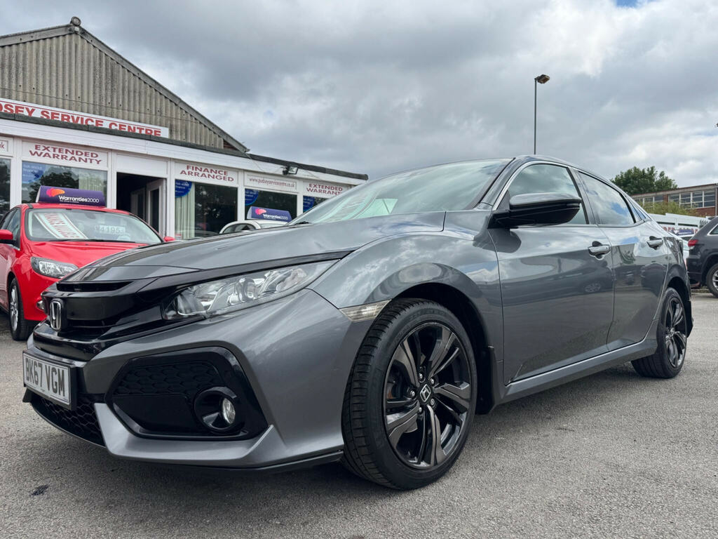 Honda Civic 1.0 Vtec Turbo Ex Euro 6 Ss BK67VGM Grey #3