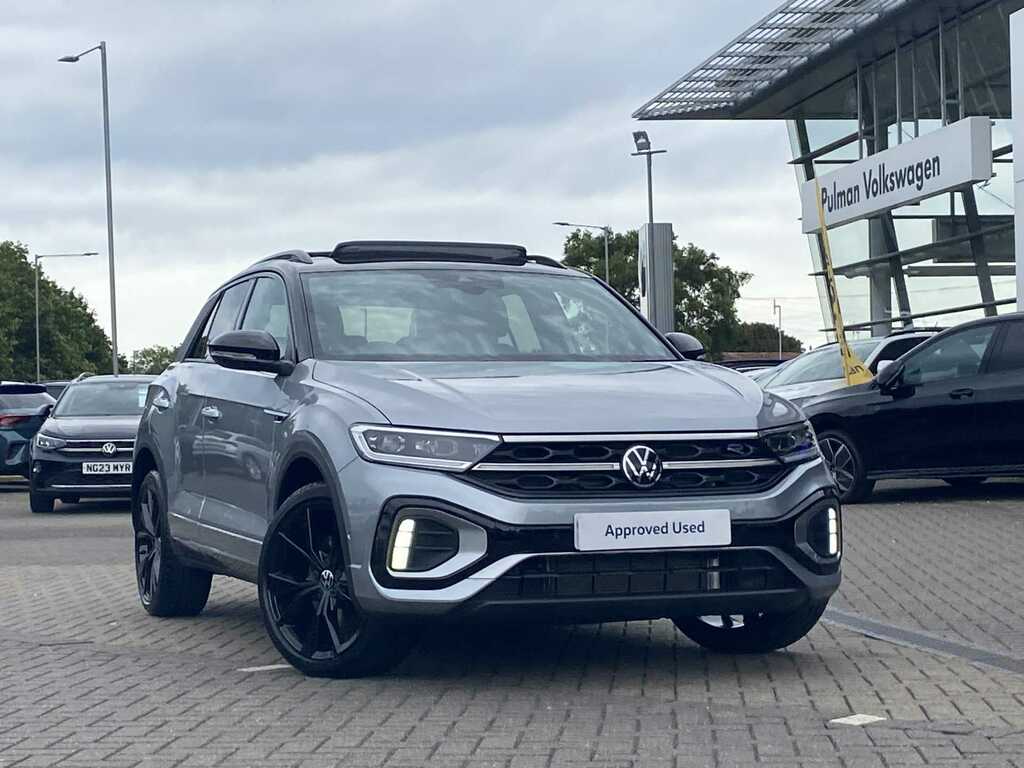 Volkswagen T-Roc 2.0 Tdi R-line Suv Dsg 150 Ps U14029 Ulez Grey #1