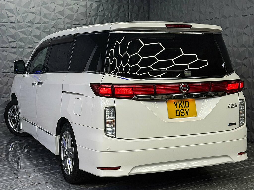 Nissan Elgrand 3.5 Only 34,000 Miles Black Leather Black #9