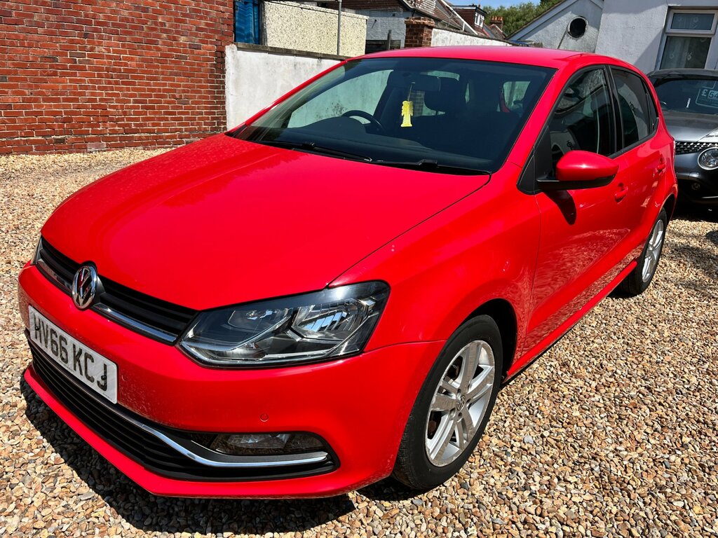Volkswagen Polo 1.2 Tsi Bluemotion Tech Match Hatchback Red