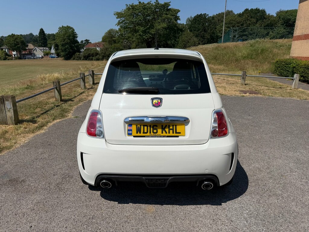 Abarth 595 1.4 T-jet Trofeo Hatchback Euro White #6