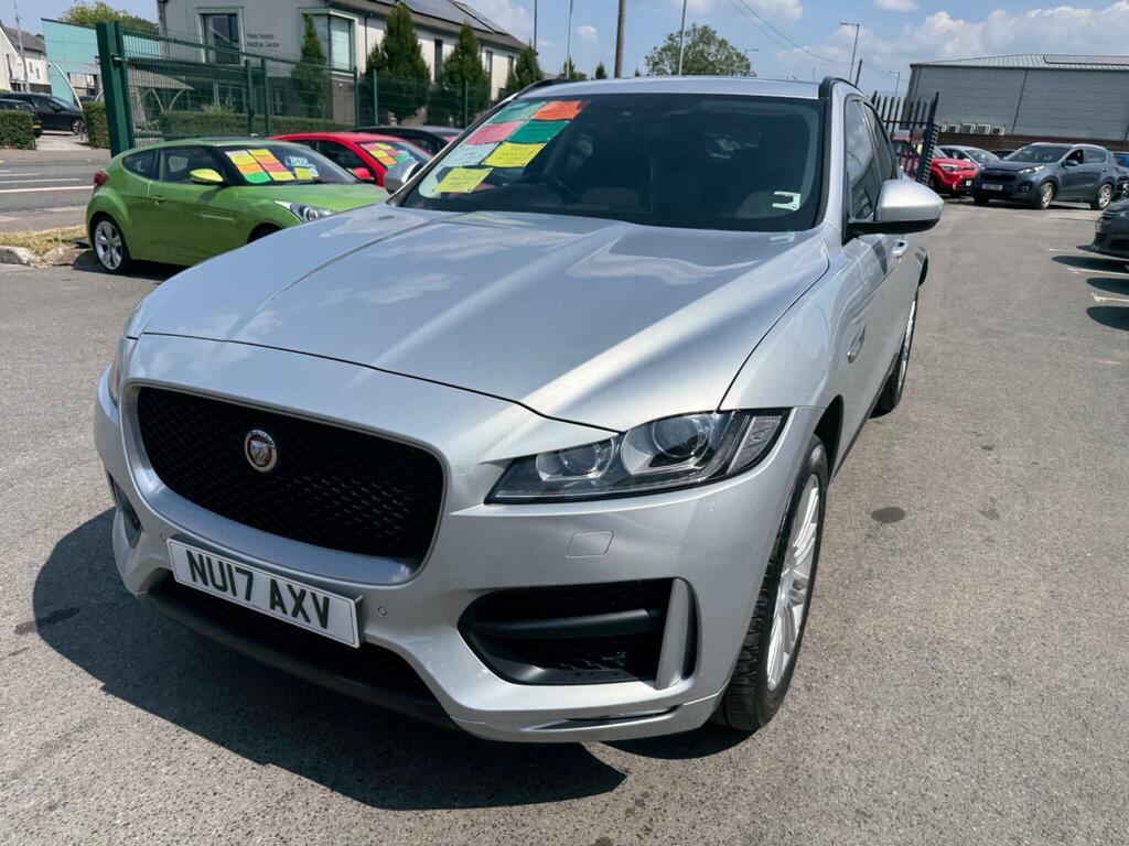 Jaguar F-Pace 2.0 D180 R-sport Awd Euro 6 Ss NU17AXV Silver #3