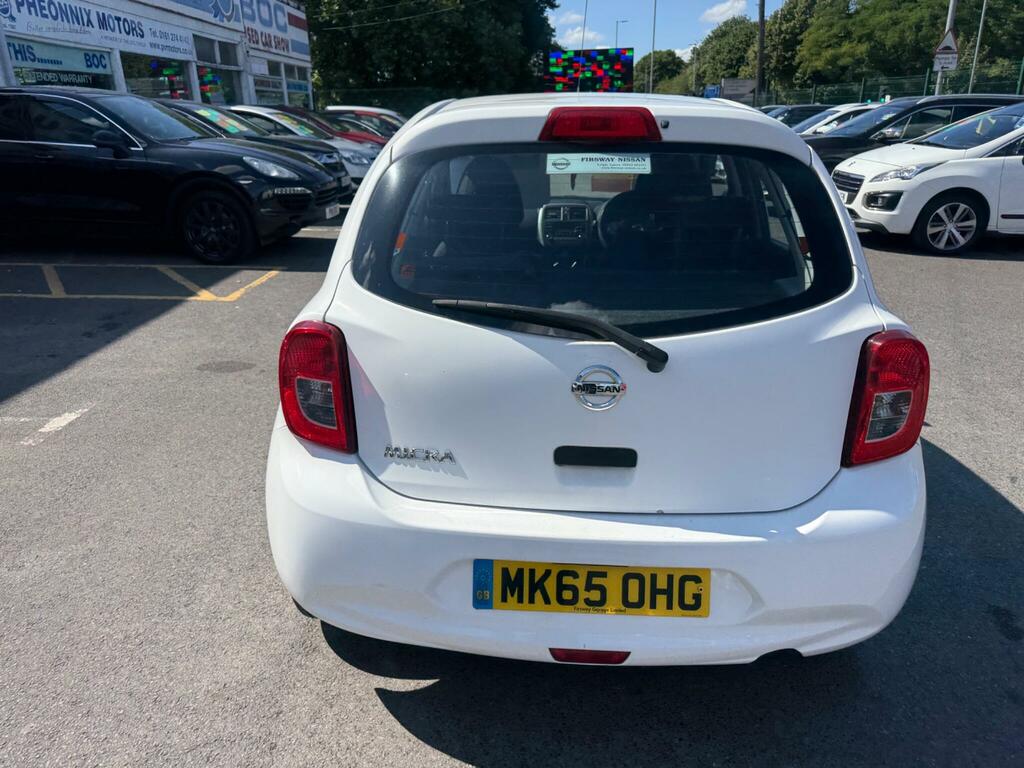 Nissan Micra 1.2 Visia Euro 5 White #6