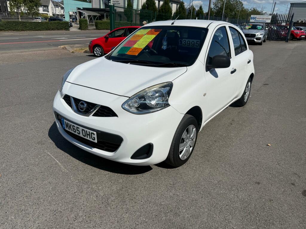 Nissan Micra 1.2 Visia Euro 5 White #3