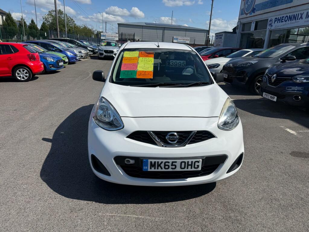 Nissan Micra 1.2 Visia Euro 5 White #2