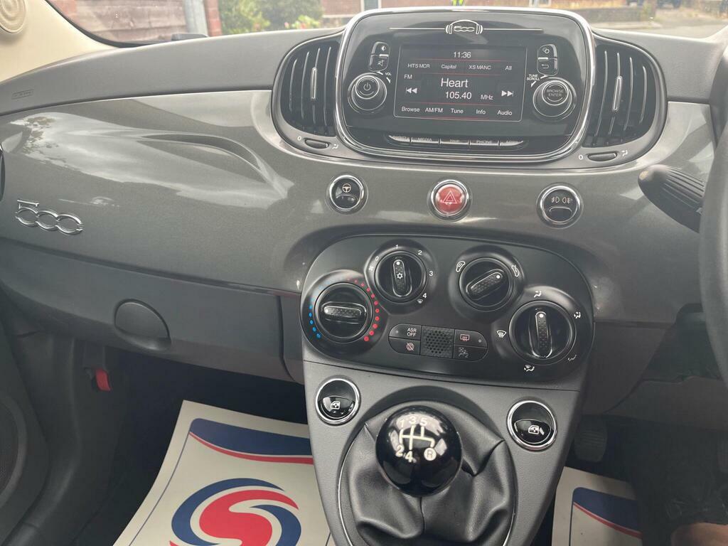 Fiat 500 1.2 Eco Pop Star Euro 6 Ss White #11