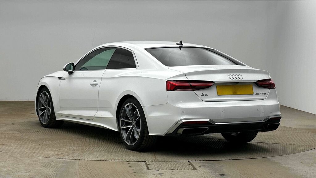 Audi A5 Tfsi 40 S Line White #3