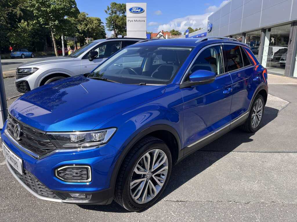 Volkswagen T-Roc 2.0 Tsi 4Motion Sel Dsg PK18JHX Blue #3