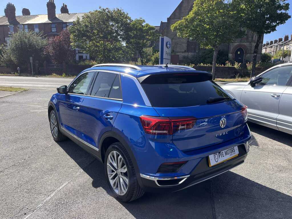 Volkswagen T-Roc 2.0 Tsi 4Motion Sel Dsg PK18JHX Blue #4