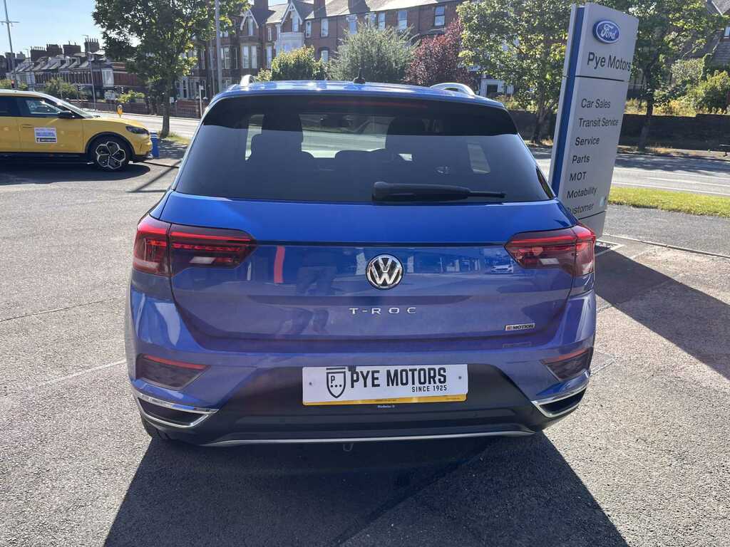 Volkswagen T-Roc 2.0 Tsi 4Motion Sel Dsg PK18JHX Blue #5