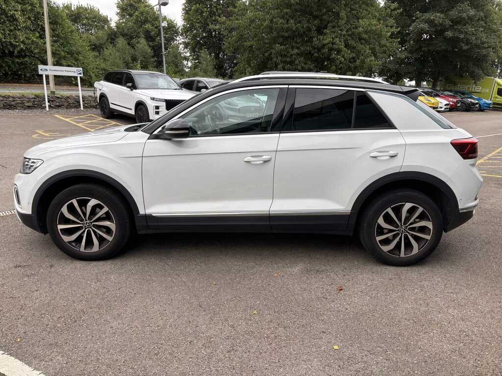 Volkswagen T-Roc 1.5 Tsi Style Suv Euro 6 Ss PJ22GXN White #4
