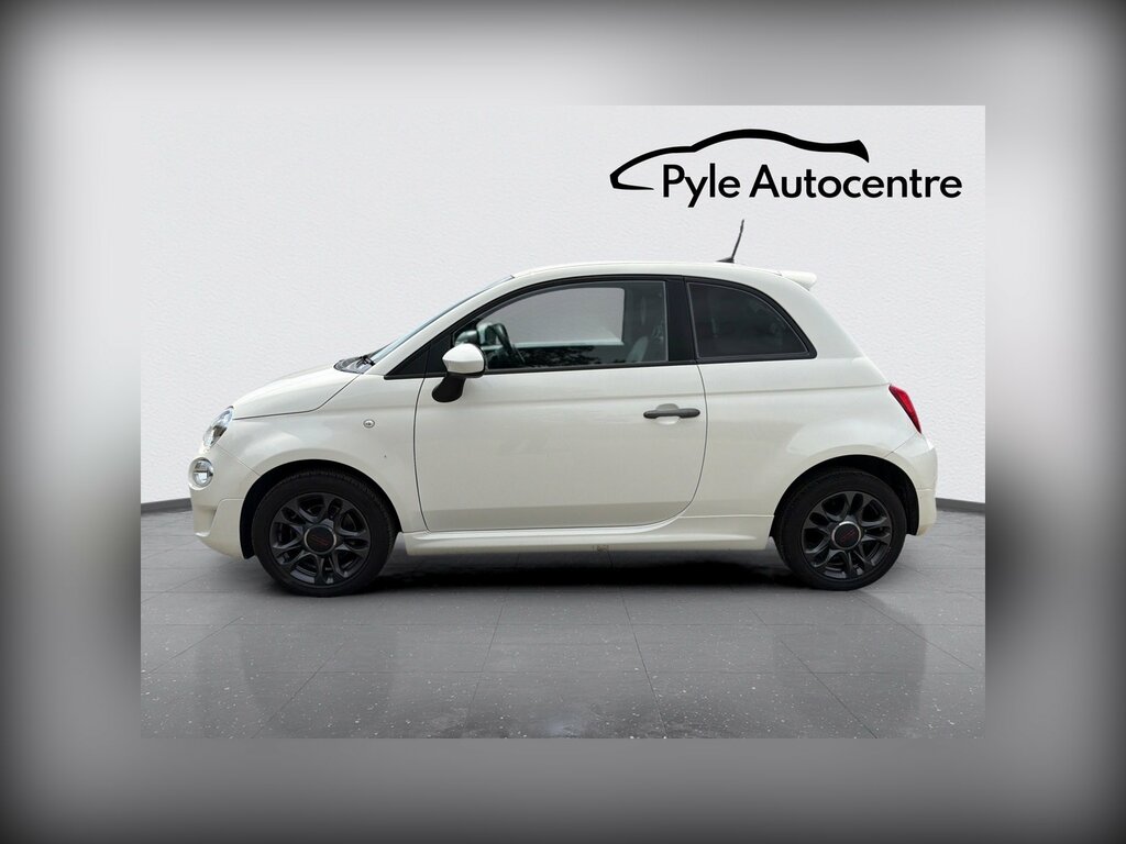 Fiat 500 1.2 S Hatchback Dualogic Euro 6 Ss White #3