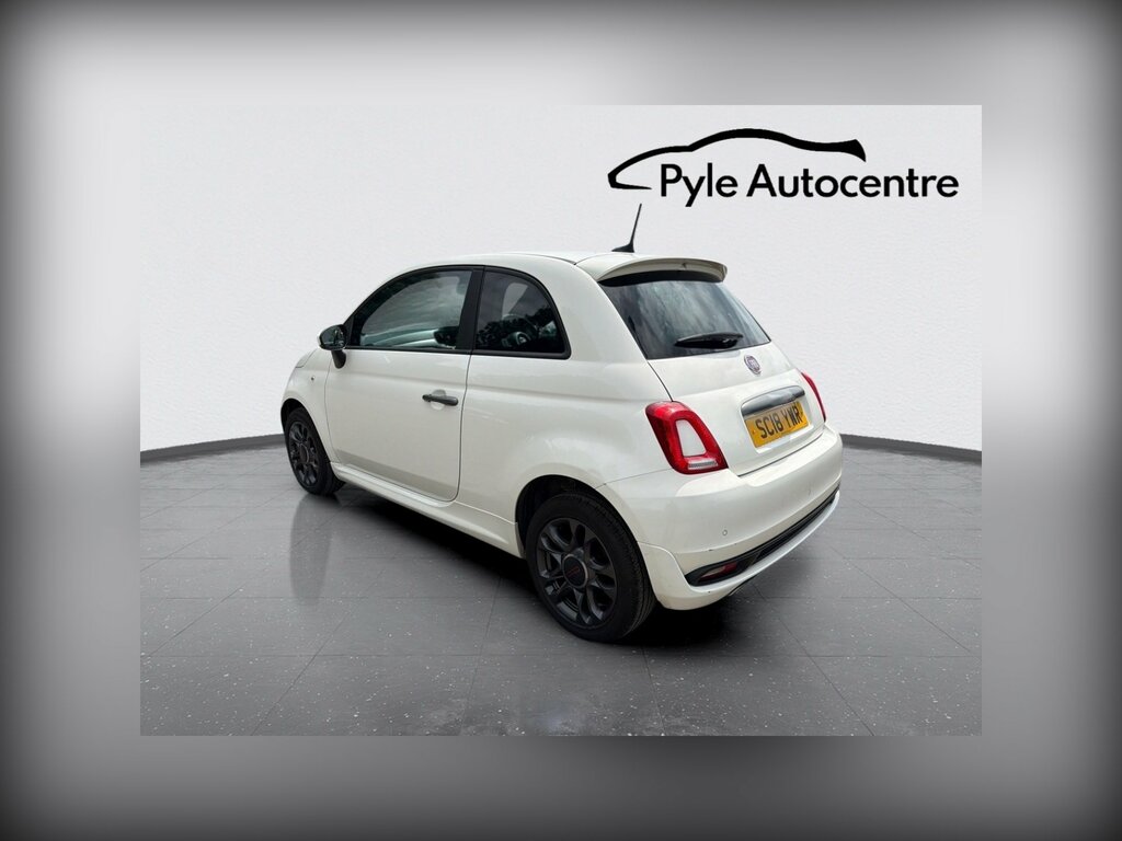 Fiat 500 1.2 S Hatchback Dualogic Euro 6 Ss White #4