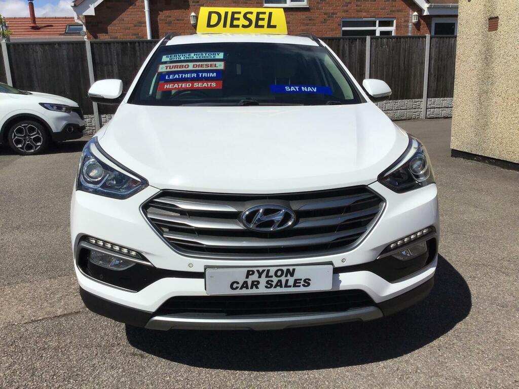 Hyundai Santa Fe 2.2Crdi 200 4Wd Premium Se Bluedrive 7St White #7
