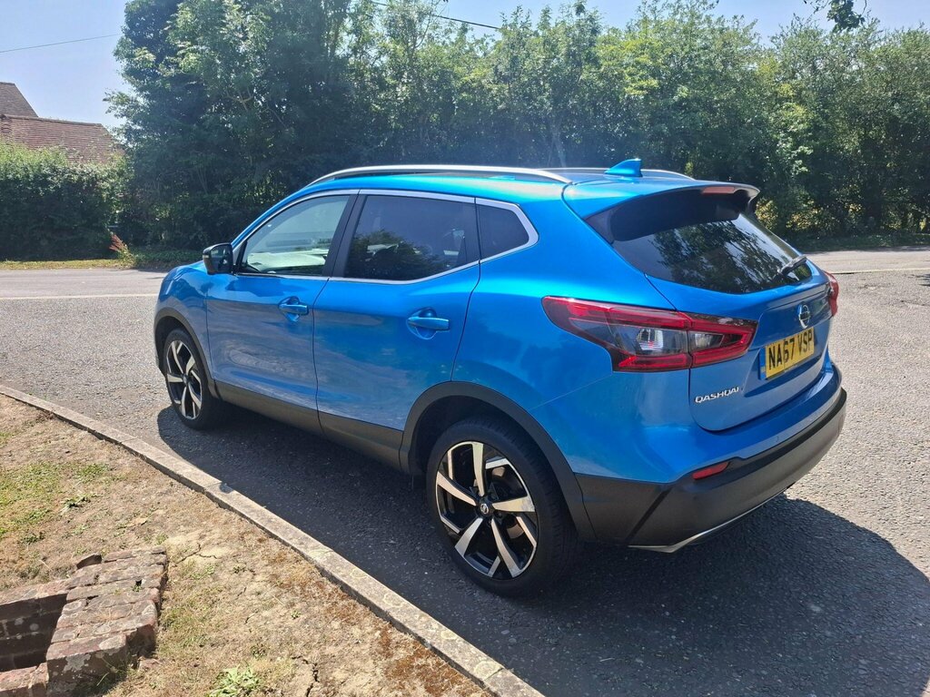 Nissan Qashqai 1.2 Dig-t Tekna Euro 6 Ss NA67VSP Blue #4