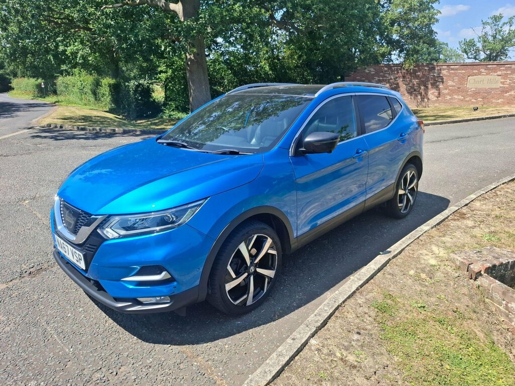 Nissan Qashqai 1.2 Dig-t Tekna Euro 6 Ss NA67VSP Blue #5