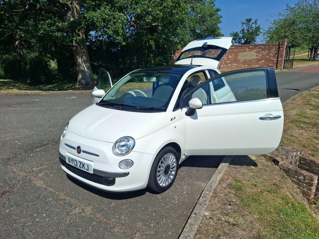 Fiat 500 1.2 Lounge Euro 4 White #3