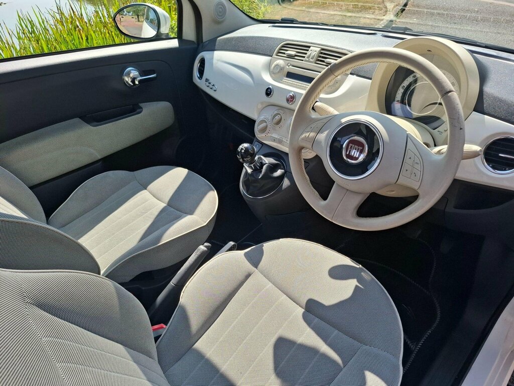 Fiat 500 0.9 Twinair S Hatchback Euro 5 White #14