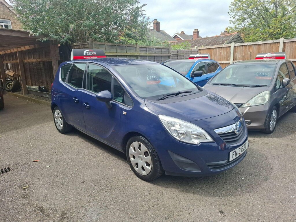 Vauxhall Meriva 1.4 16V Exclusiv Euro 5 Blue