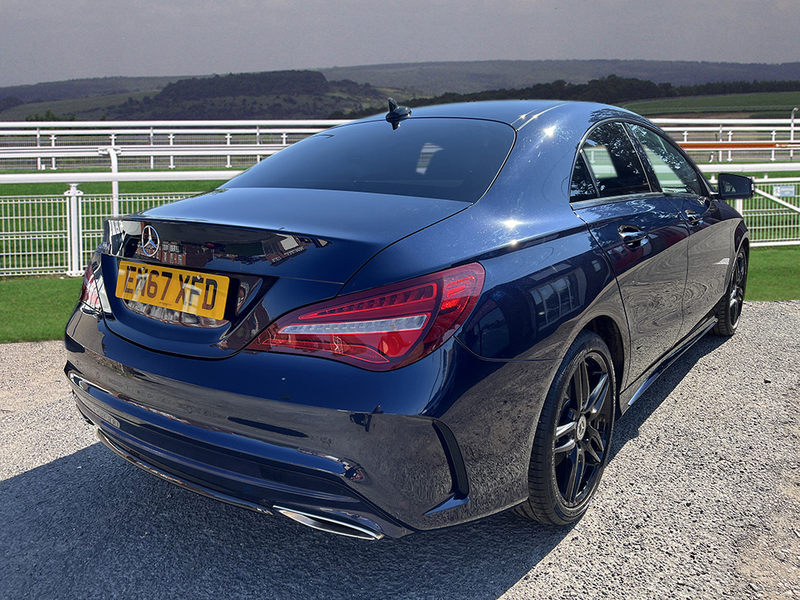 Mercedes-Benz CLA Class 200D Amg Line EN67XFD Blue #6