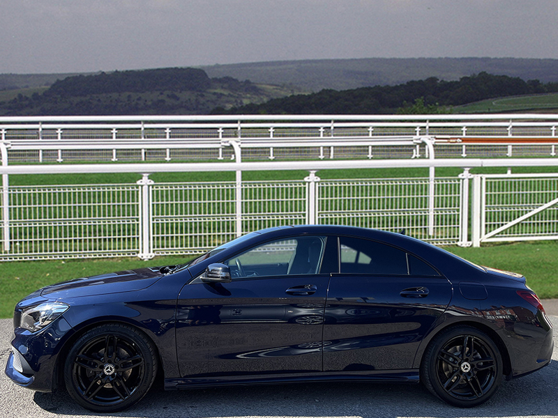 Mercedes-Benz CLA Class 200D Amg Line EN67XFD Blue #4