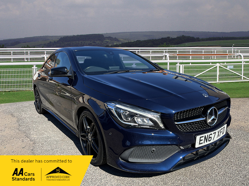 Mercedes-Benz CLA Class 200D Amg Line Blue