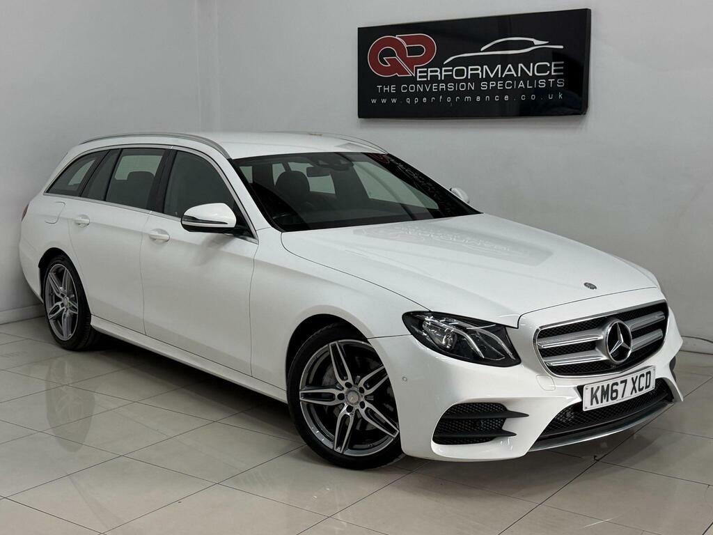 Mercedes-Benz E Class 2.0 E220d Amg Line G-tronic Euro 6 S S KM67XCD White #4