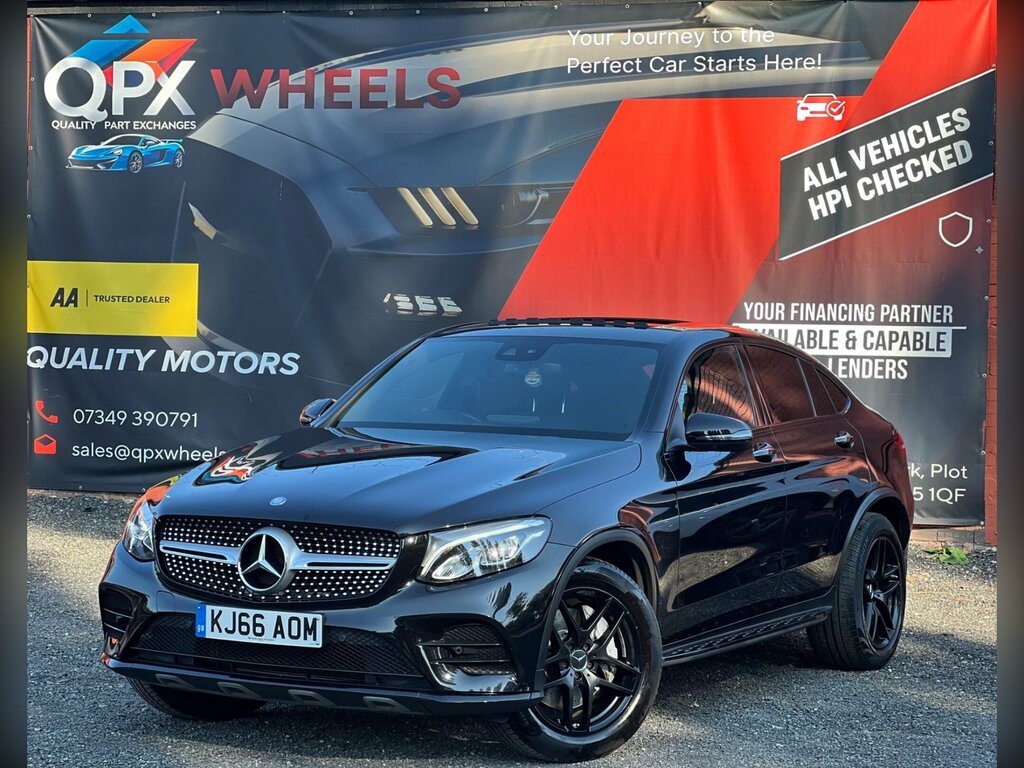 Mercedes-Benz GLC Class 2.1 Glc250d Amg Line Premium Plus Coupe G-tronic KJ66AOM Black #2