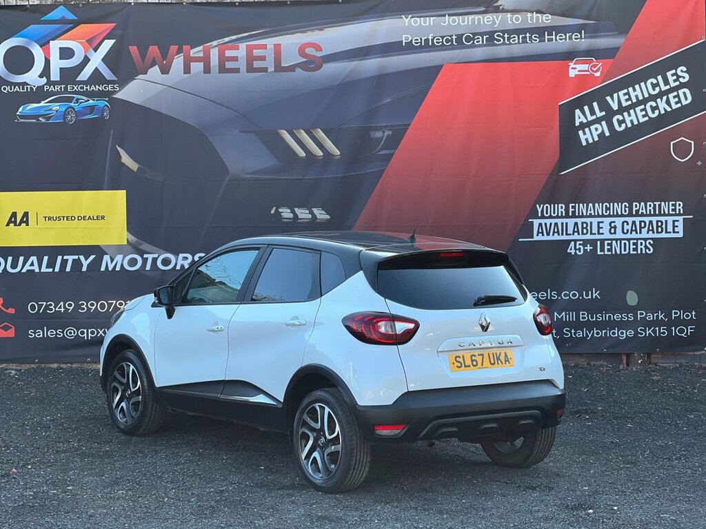 Renault Captur 0.9 Tce Energy Dynamique Nav Euro 6 Ss SL67UKA White #4
